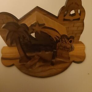 Miniature Wooden Nativity Set
